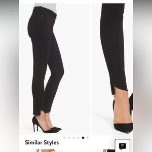 PAIGE Huxton Skinny High Waist Undone Hem